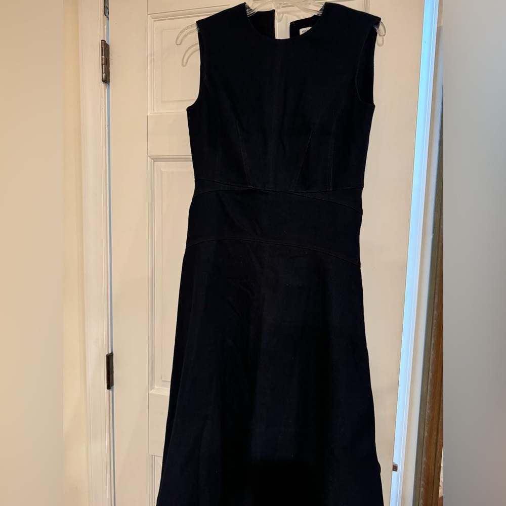 Veronica Beard Karrigan paneled denim midi dress, size 6, NWOT, MSRP $687 - Picture 8 of 12